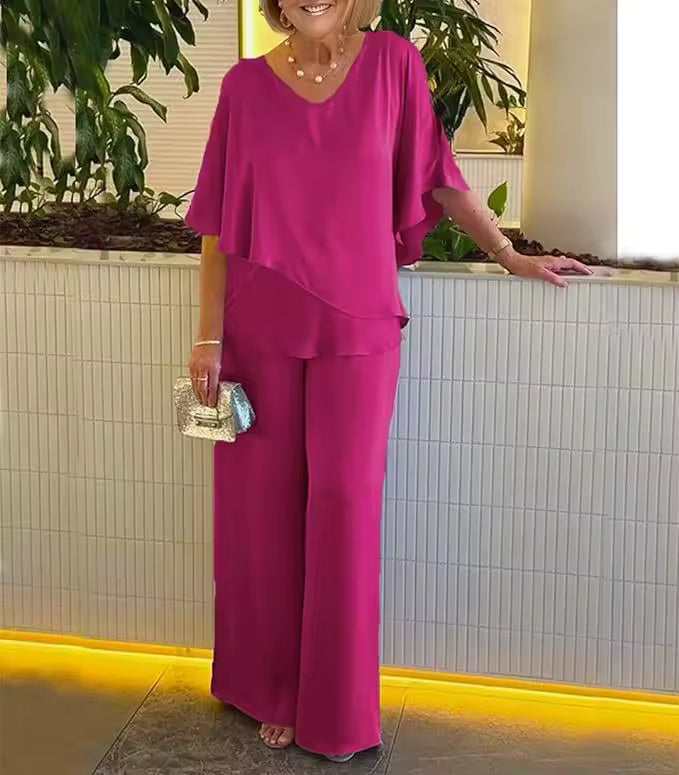 Monika – Women Elegant Layered Jumpsuit - Image 5