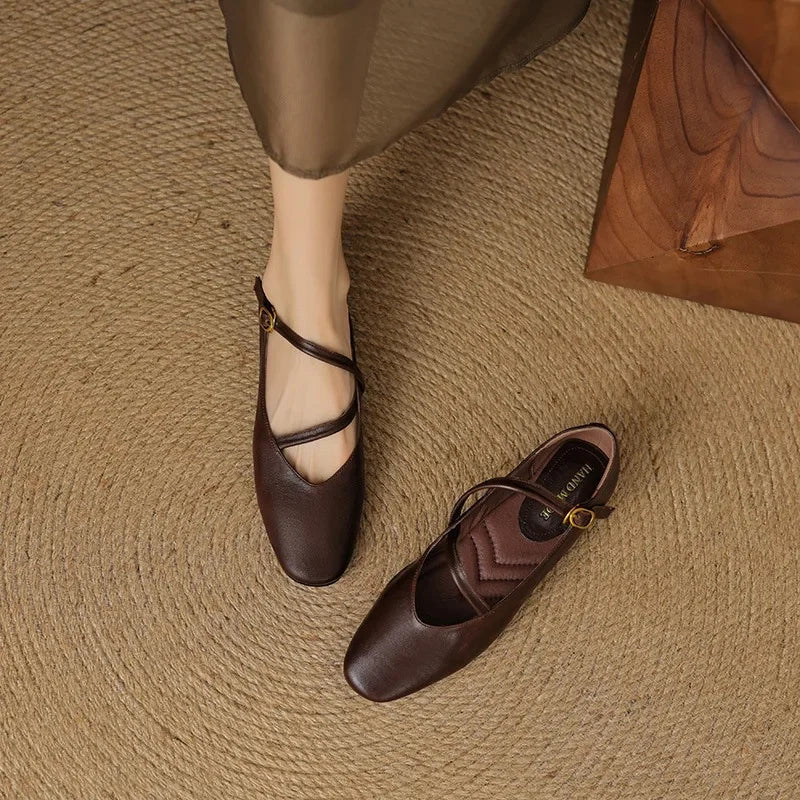 Renate – Elegant Mary Jane Flats - Image 7