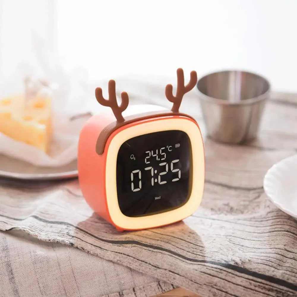 Cute Animal-Themed Alarm Clock – Stylish and Functional Timepiece - Image 4