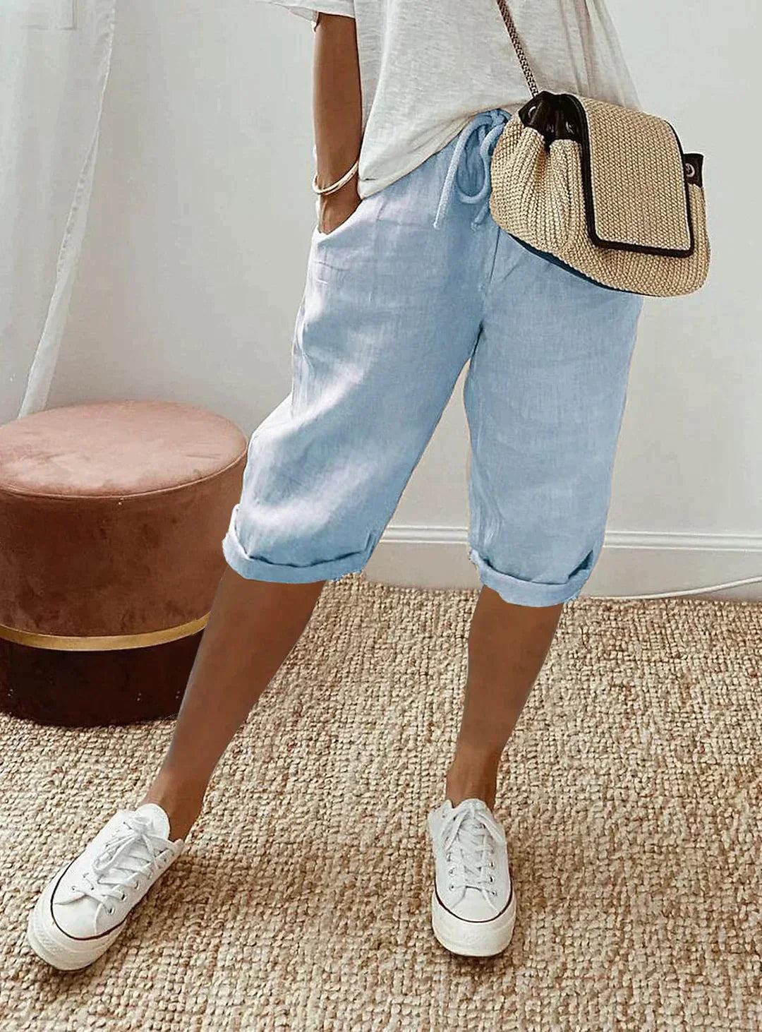 Casual Chic Linen Shorts – Effortless Summer Style - Image 5