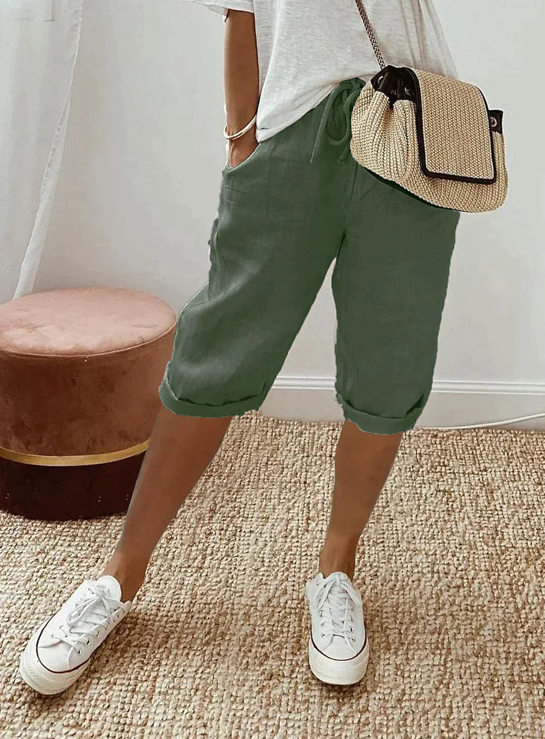 Casual Chic Linen Shorts – Effortless Summer Style - Image 3