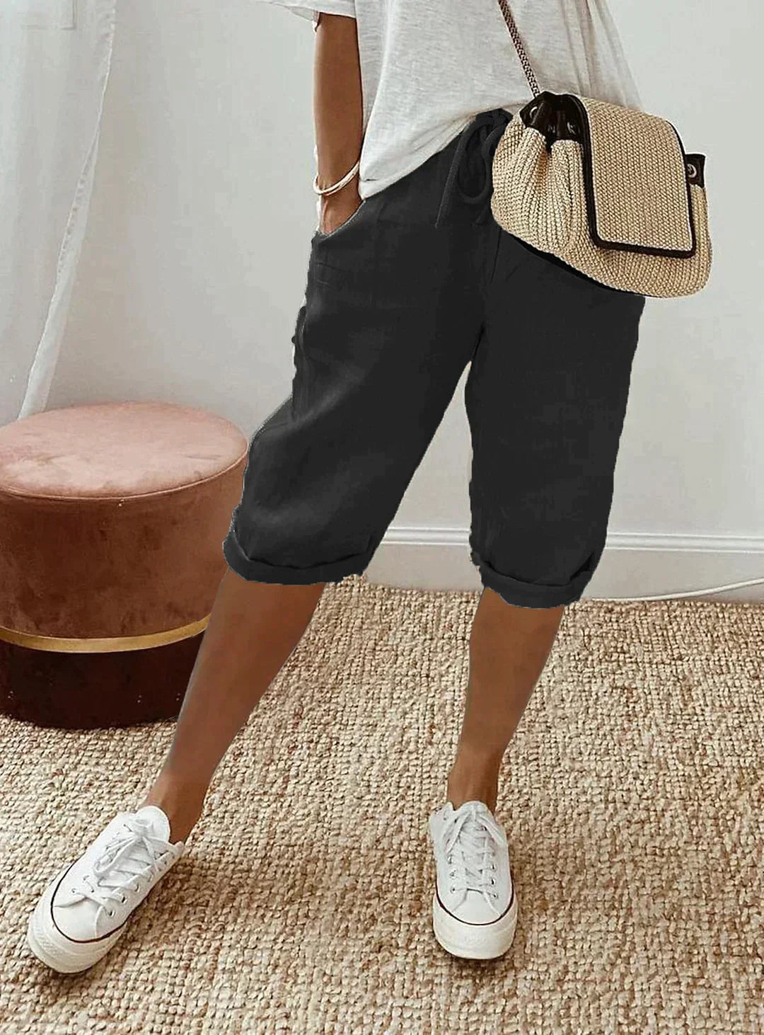 Casual Chic Linen Shorts – Effortless Summer Style - Image 2