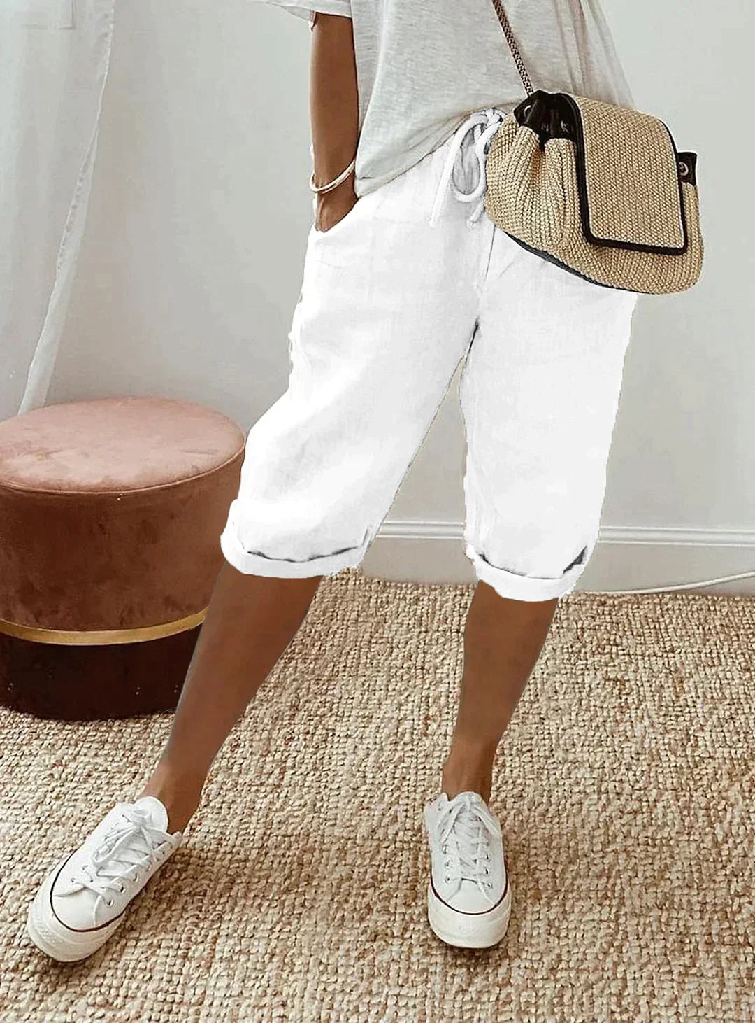 Casual Chic Linen Shorts – Effortless Summer Style - Image 4
