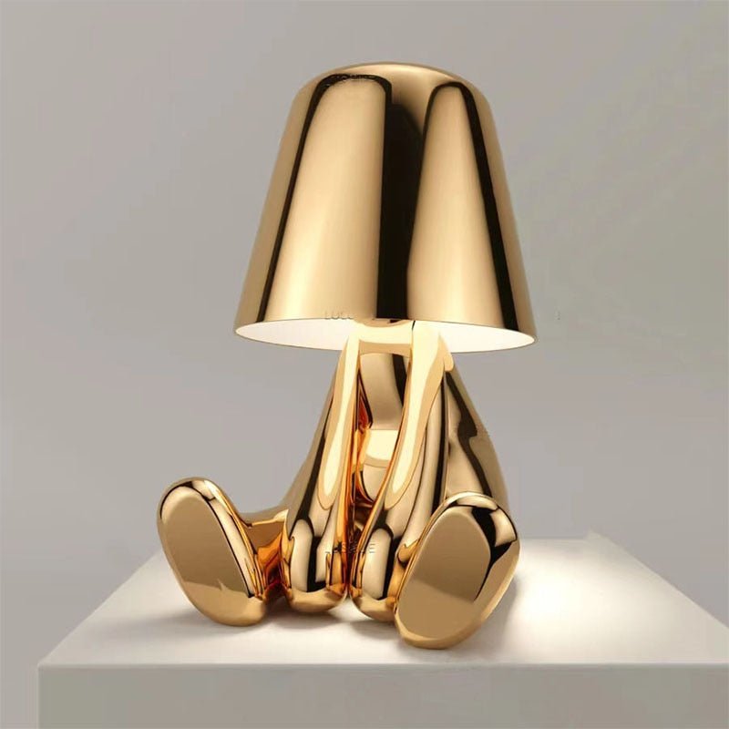 Chic Gold Bunny Lamp – Unique Decorative Lighting - Image 1