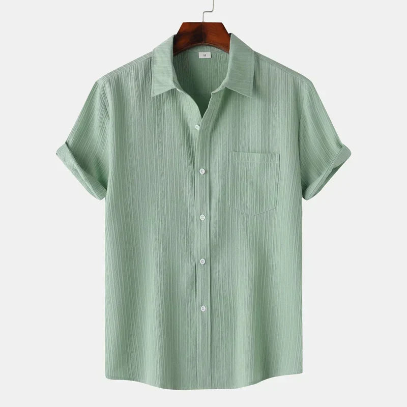 Noah – Polo Collar Short Sleeve Shirt - Image 10