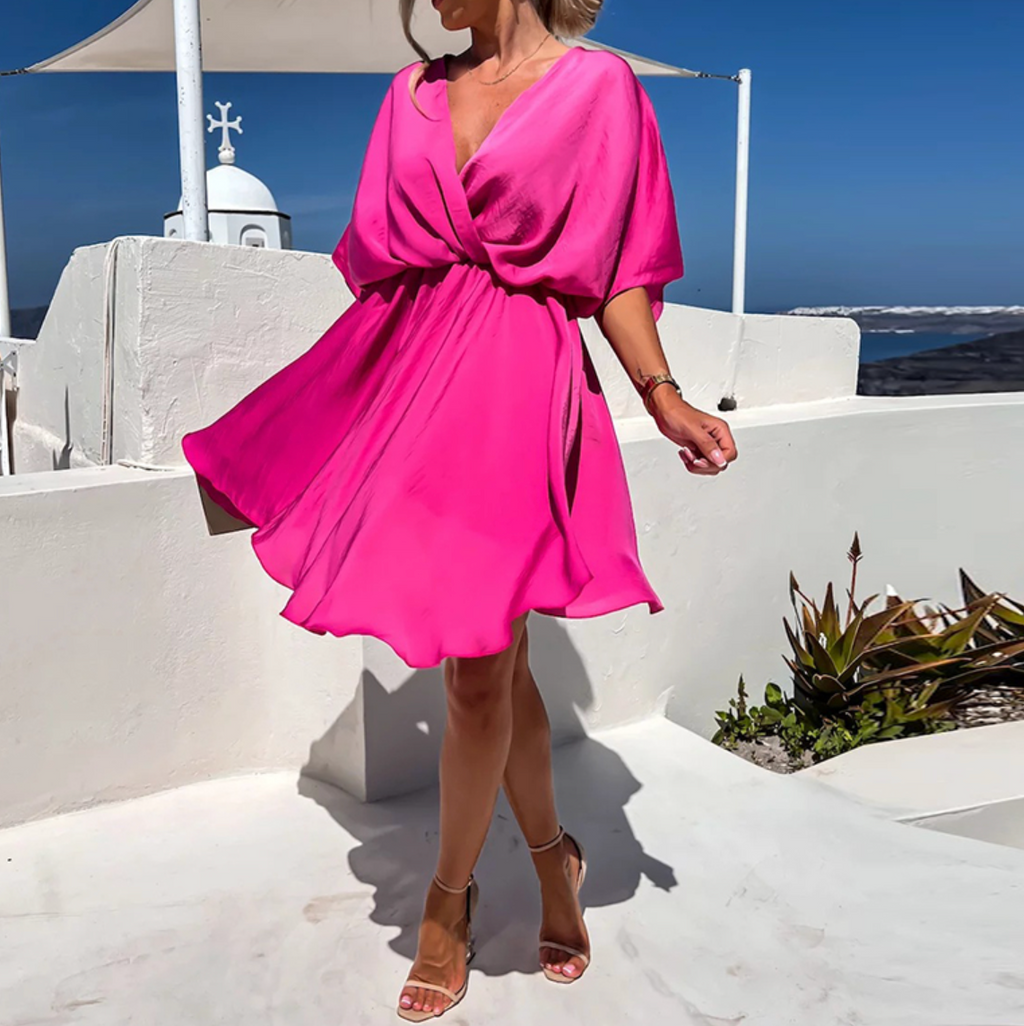 Anna – Elegant Wrap Summer Dress - Image 8