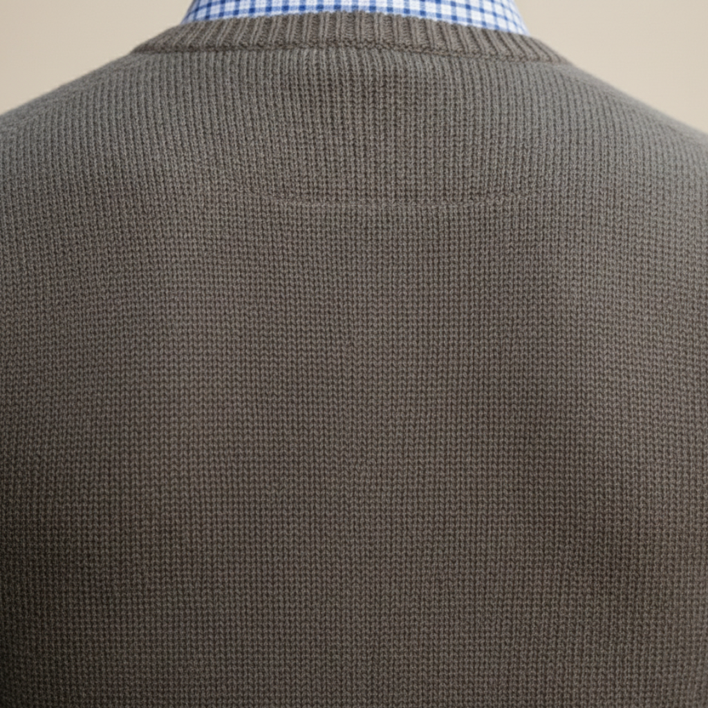 Walter – Stilvolle Strickweste mit Knöpfen für Herren - Image 5