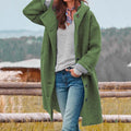Women's Coat with Hood and Button Placket - J&B; - 1 - Elvaroza.com