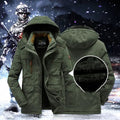 Men's Padded Jacket with Detachable Hood and Fleece Lining - J&B; - 1 - Elvaroza.com