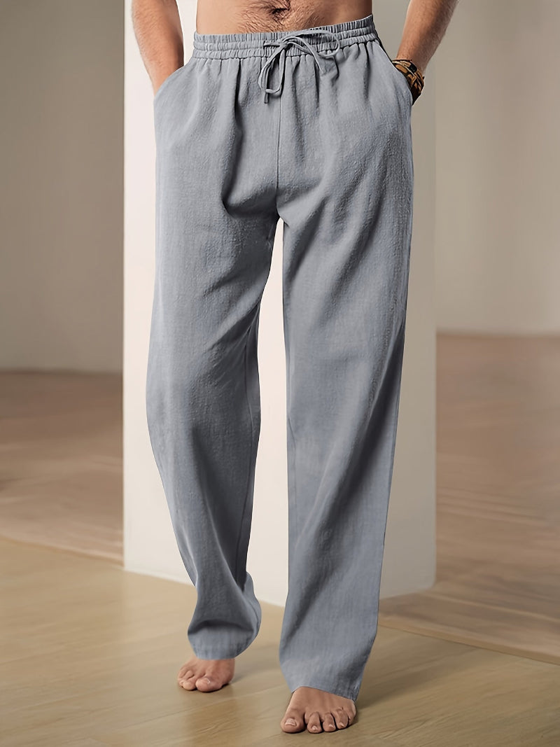 Noah – Elastic Waist Drawstring Pants - Image 5