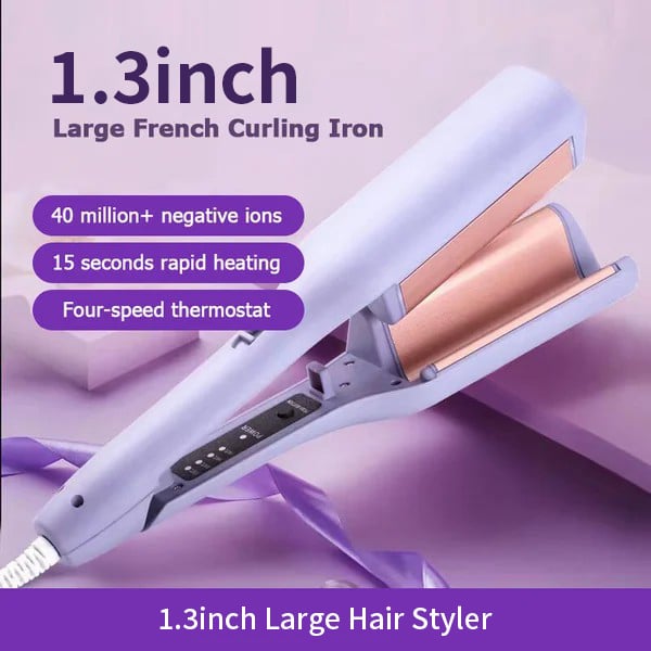 1.3inch Water Wave Curling Iron – Effortless Curls for Stunning Hair - Image 2