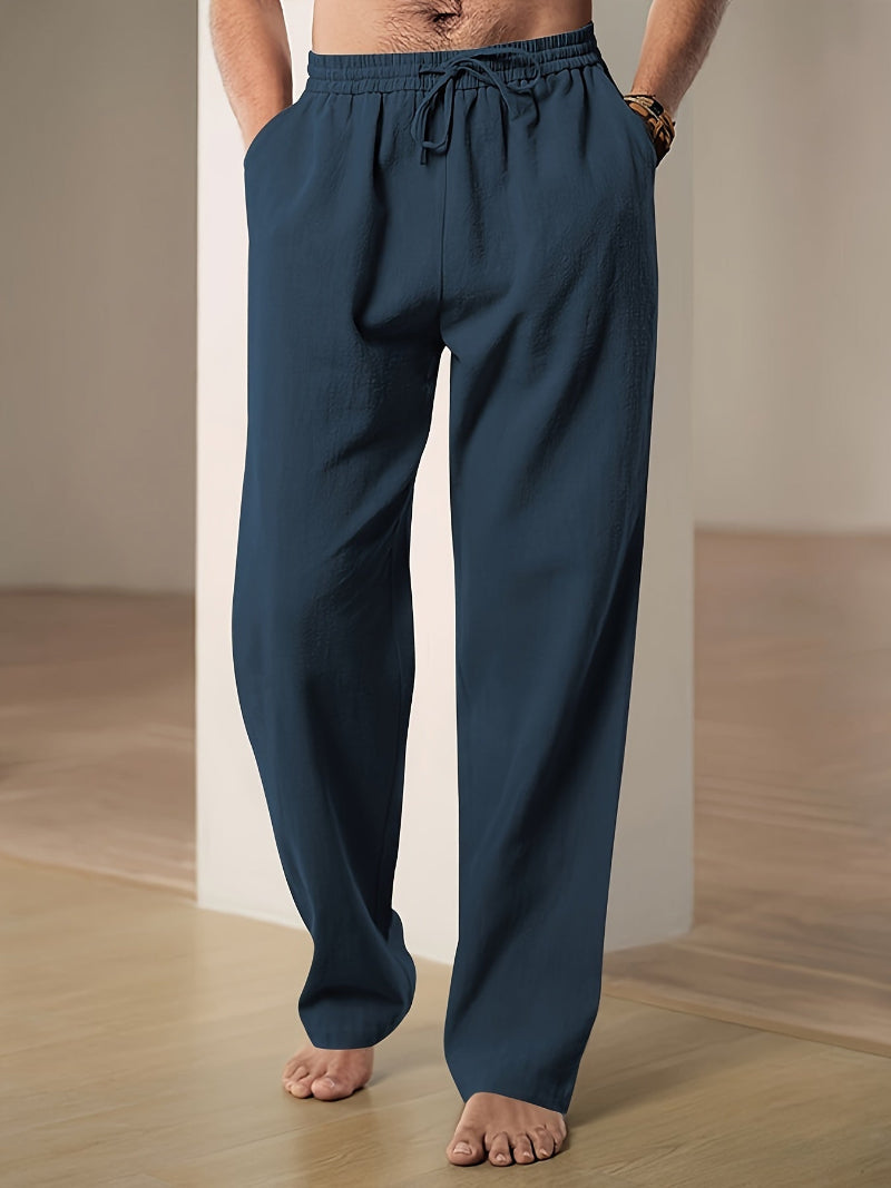 Noah – Elastic Waist Drawstring Pants - Image 3