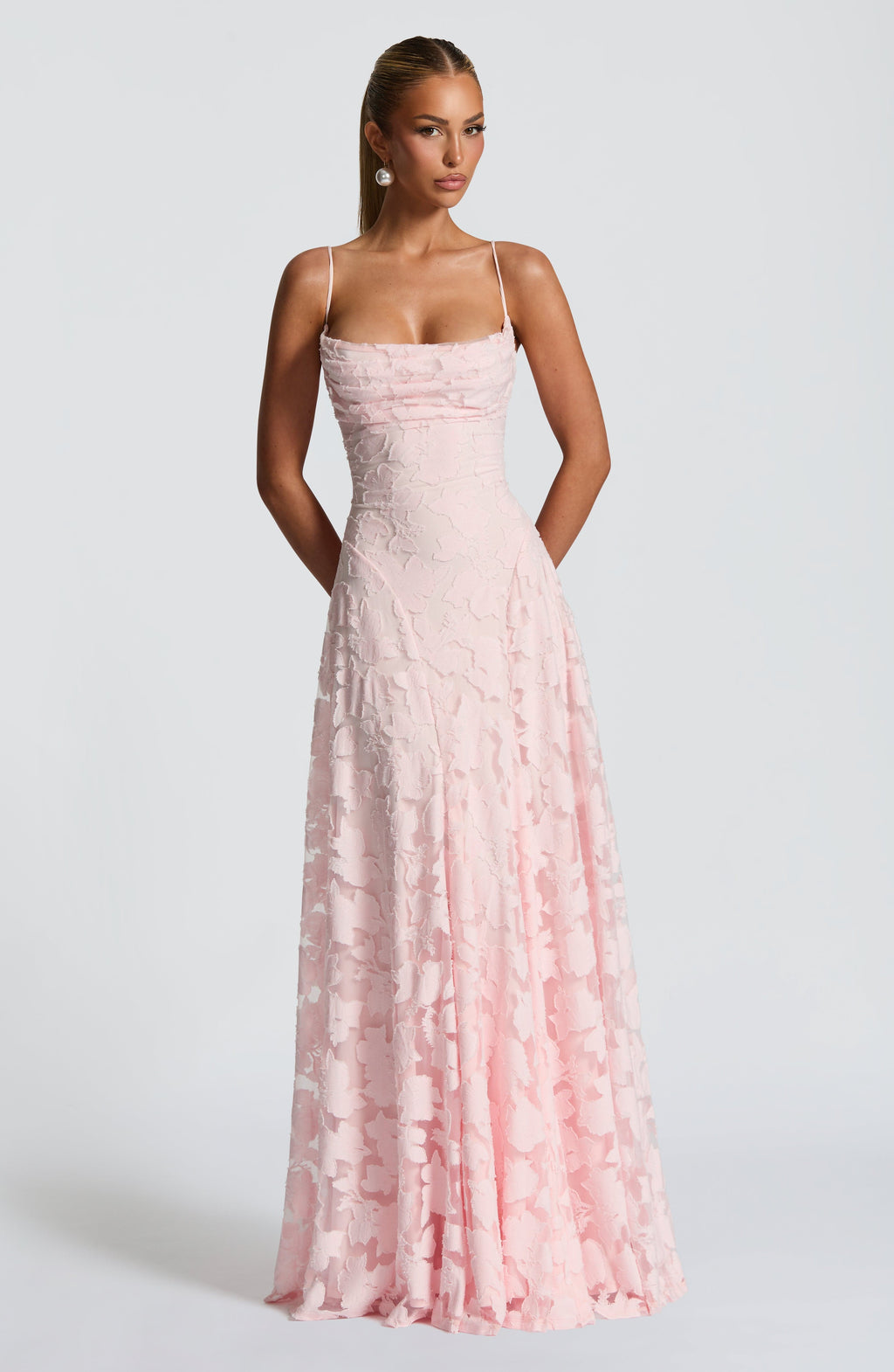 Maxi Dress Women's Elegant Floral Design with Flattering Silhouette - Image 13