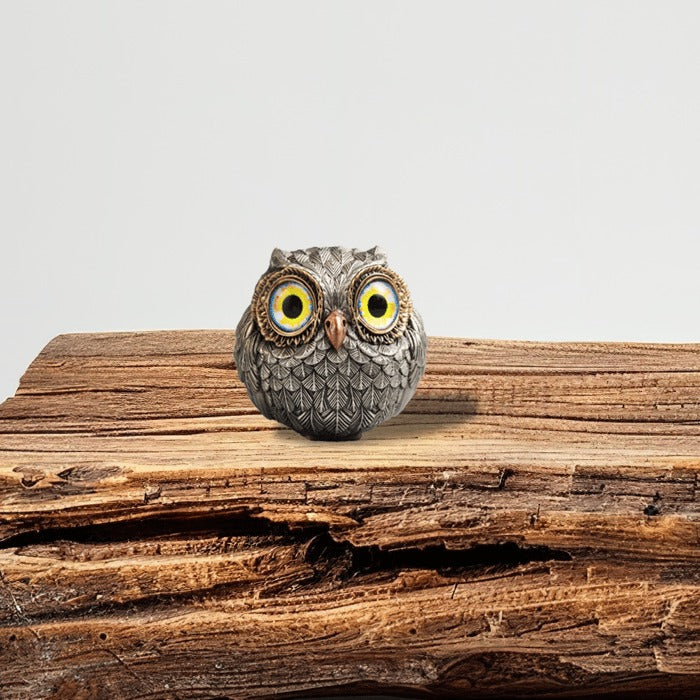 Charming Owl Figurine – Unique Decorative Piece - Image 3