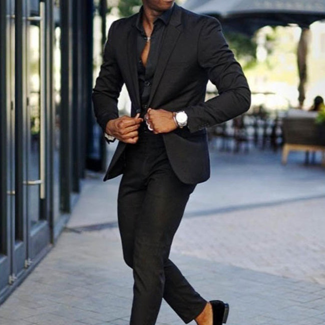 Dieter – Stylish Tailored Two Buttons Suit  - Image 1