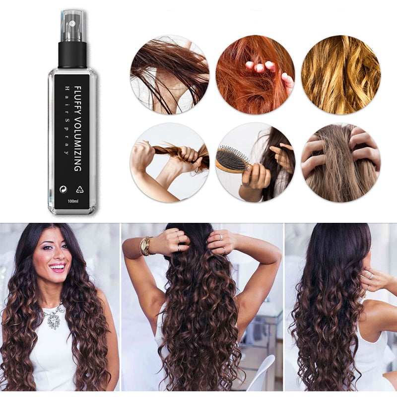 Fluffy Volumizing Hair Spray – Elevate Your Hair's Volume and Texture - Image 3
