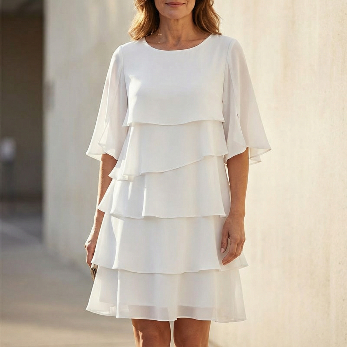 Kirsten – Comfortable Dress with Floral Print –