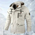 Waterproof men's jacket with a hood and practical pockets - J&B; - 1 - Elvaroza.com