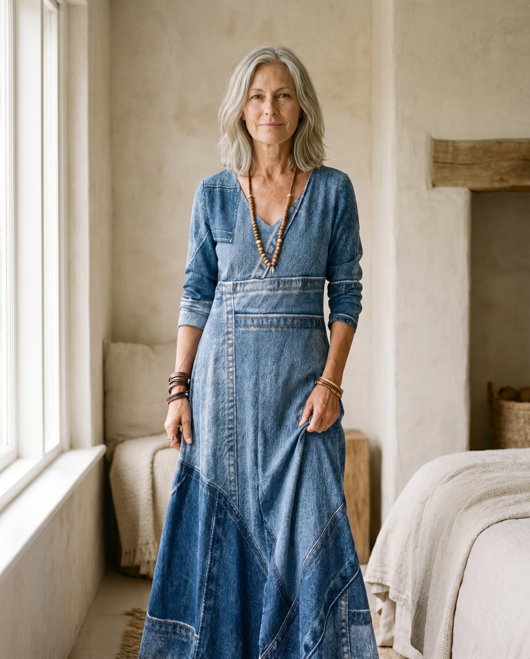 Yvonne – Boho-style maxi dress –