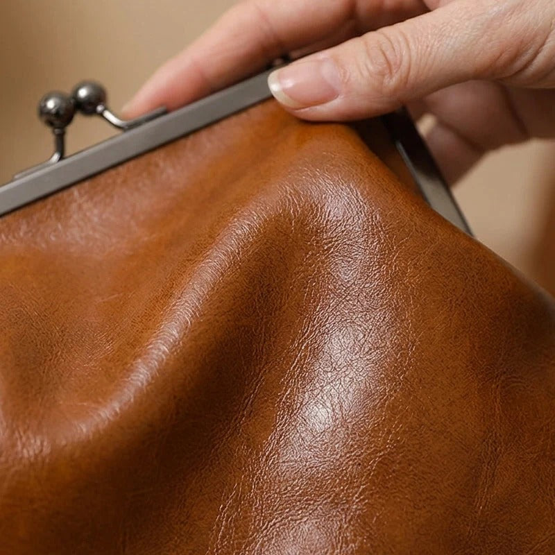 Women's Handbag with Elegant Frame and Textured Design | E&R - 8 - Elvaroza.com