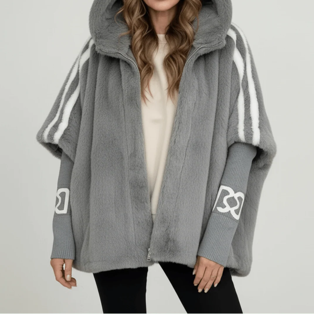 Hooded Jacket Women's with Sporty Stripes | E&R - 5 - Elvaroza.com