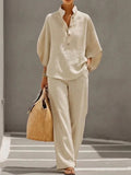 Two-Piece Set Women's | Relaxed Fit with Stand-Up Collar | E&R - 1 - Elvaroza.com