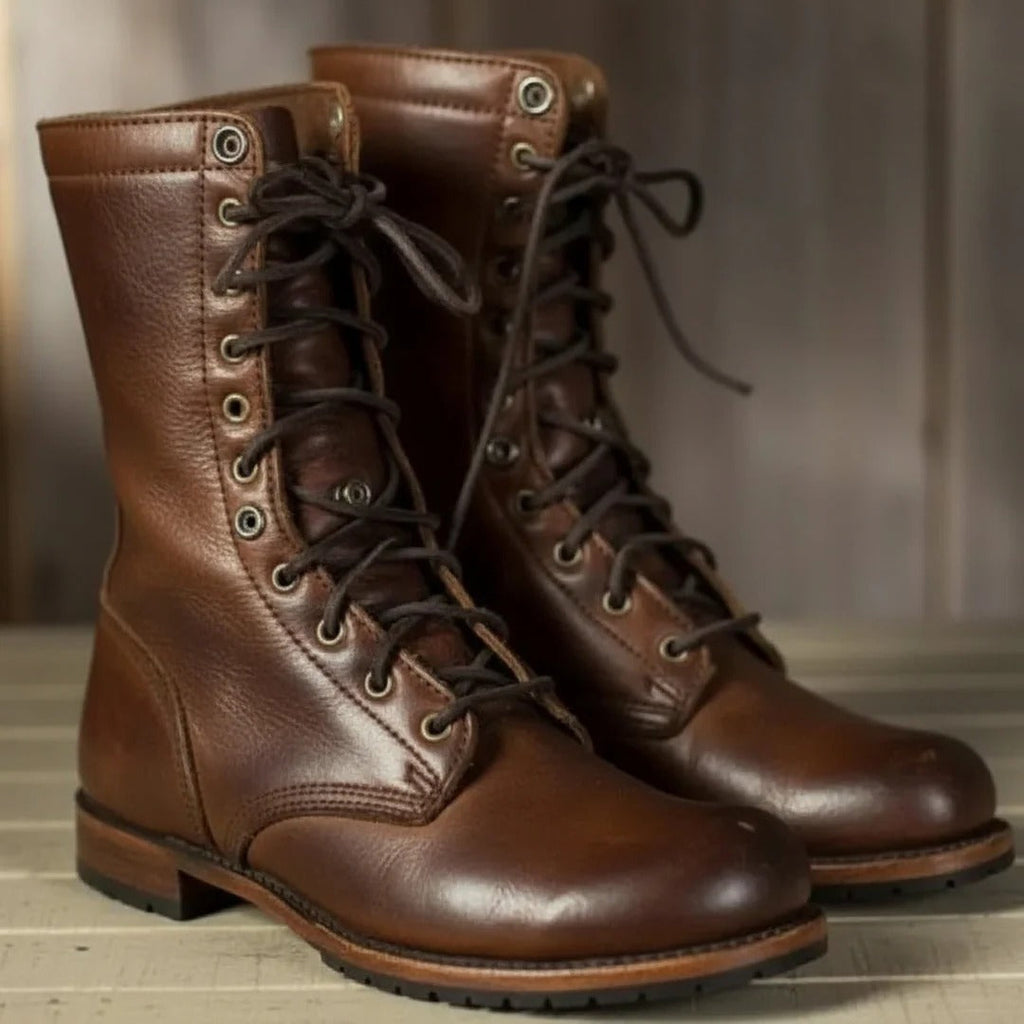 Men's Lace-Up Boots with Cozy Lining and Sturdy Sole | E&R - 3 - Elvaroza.com