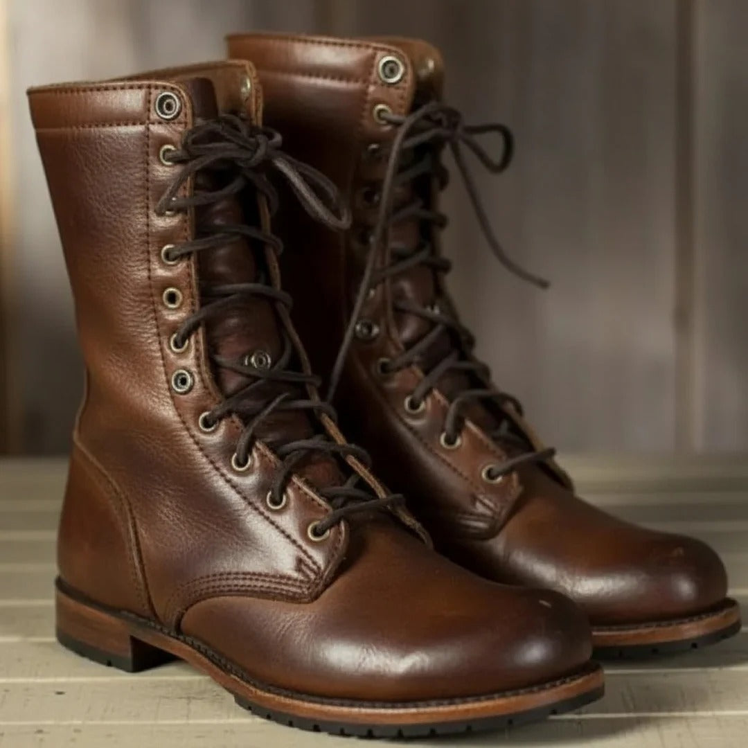 Men's Lace-Up Boots with Cozy Lining and Sturdy Sole | E&R - 3 - Elvaroza.com
