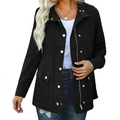 Women's Utility Jacket, relaxed fit with snap closure | E&R - 1 - Elvaroza.com