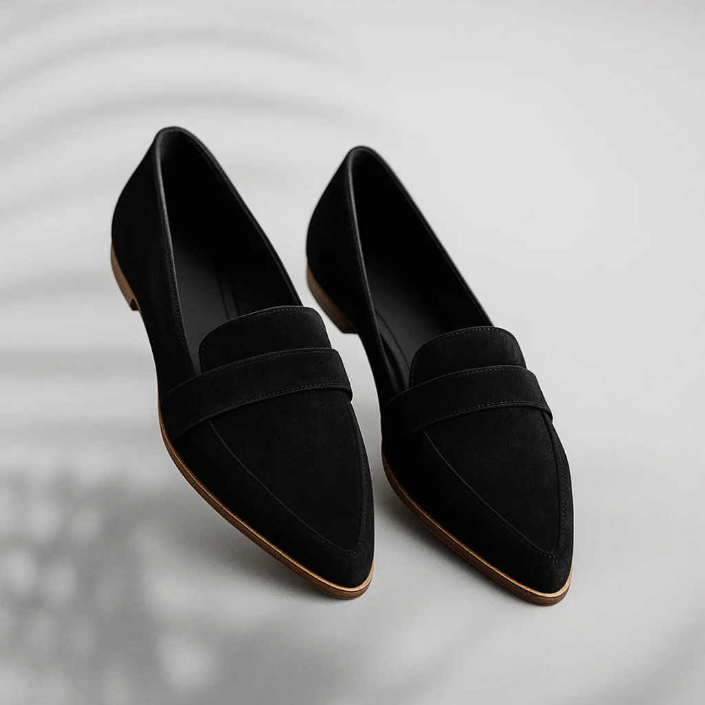 Emma – Women Suede Slip-On Flats - Image 2