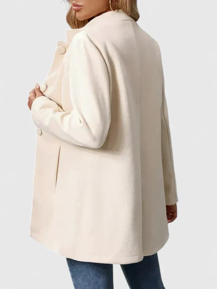 Women's jacket with a fitted cut and button closure | E&R - 4 - Elvaroza.com