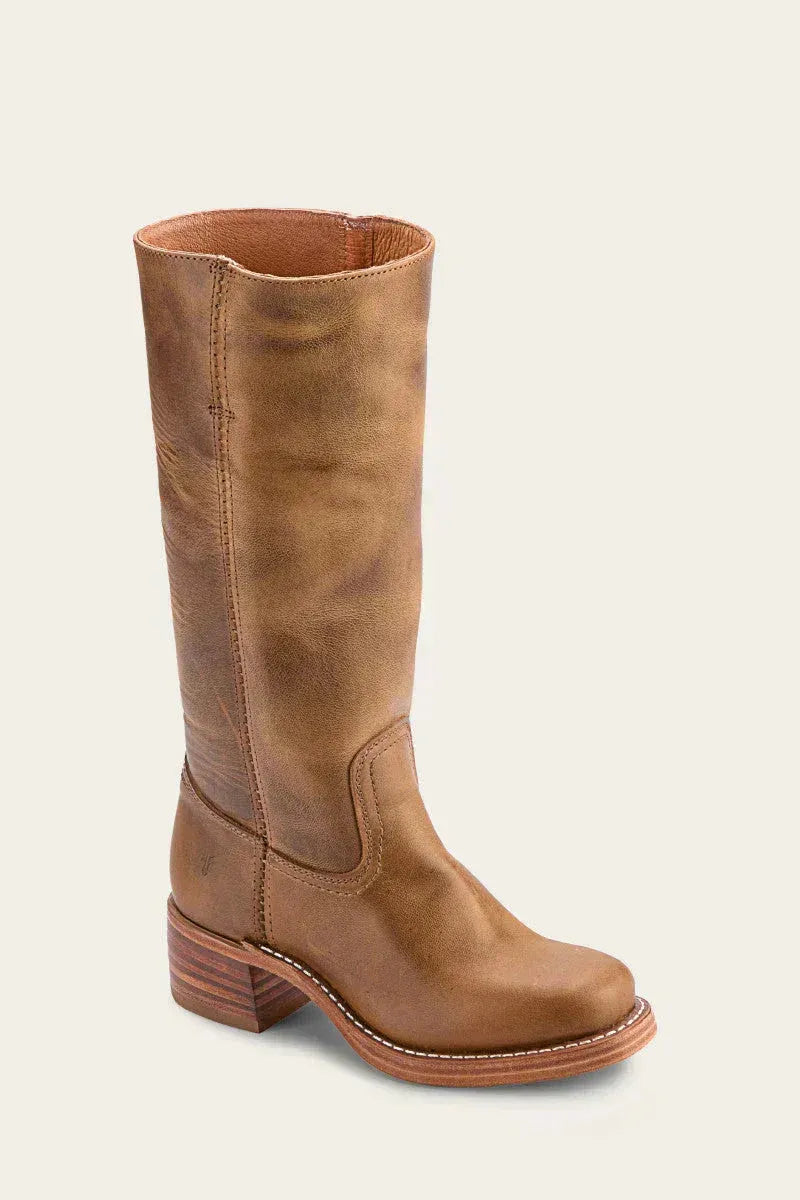 Women's Knee-High Boots, Elegant Cut with Block Heel | E&R - 4 - Elvaroza.com