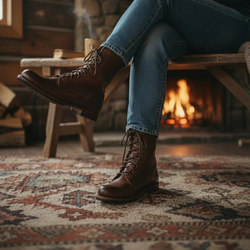 Men's Lace-Up Boots with Cozy Lining and Sturdy Sole | E&R - 5 - Elvaroza.com