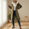 Women's Long Puffer Jacket with Hood and Cozy Lining | E&R - 8 - Elvaroza.com