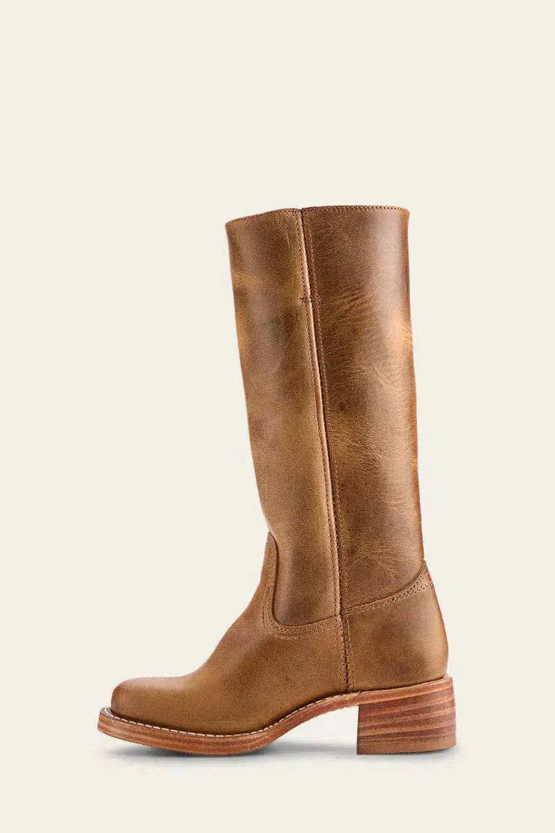 Women's Knee-High Boots, Elegant Cut with Block Heel | E&R - 6 - Elvaroza.com