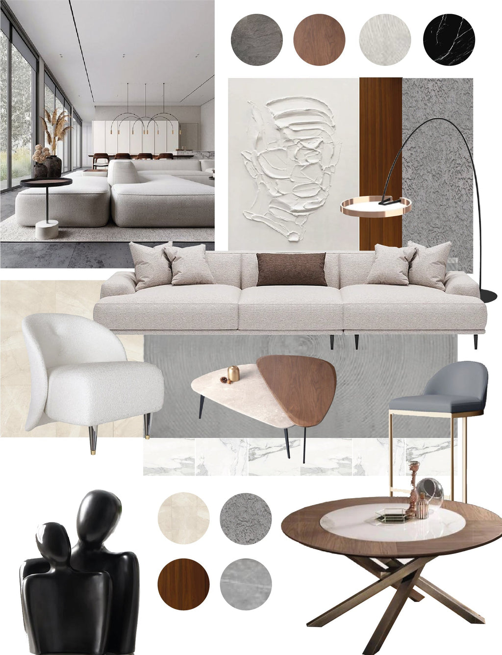 Emotional Bond Sculpture – Elegant Home Décor Piece - Image 13