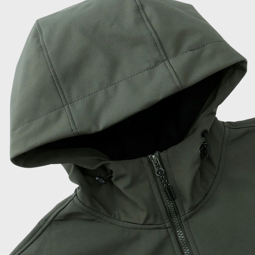 Men's Waterproof Softshell Jacket with Hood and Practical Pockets - J&B; - 5 - Elvaroza.com