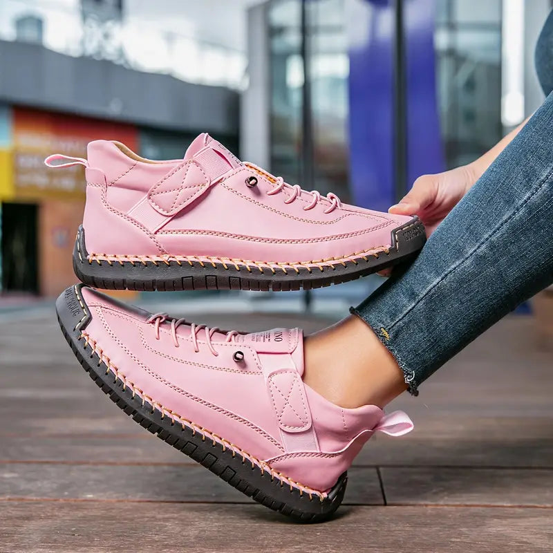 Isabella – Women Casual Lace-Up Sneakers - Image 1