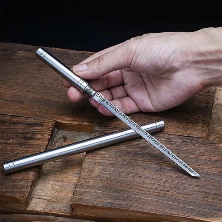 Stainless Steel Pocket Meat Knife Set (2-Piece Set)