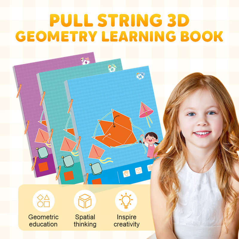 Pull String 3D Geometry Learning Book – Inspire Creativity in Young Minds - Image 2