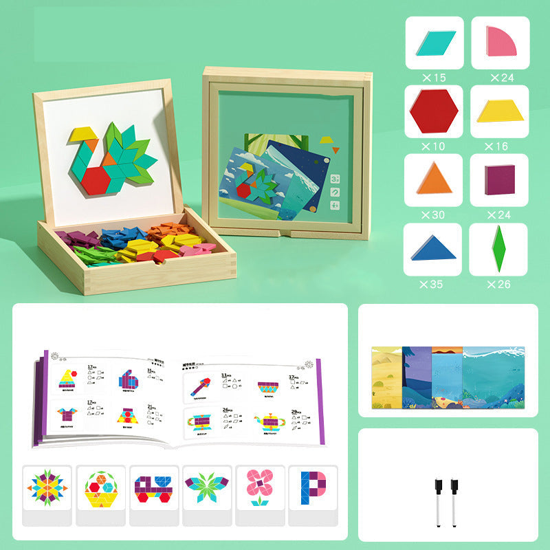 Creative Puzzle Play – Engaging Children's Shape-Matching Toy - Image 12