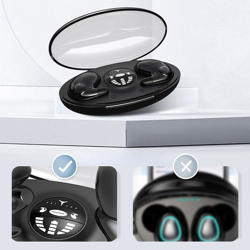 Invisible wireless sleep headphones, IPX5 waterproof